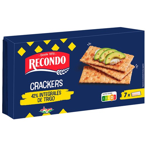 RECONDO Crackers integrales 250 g.