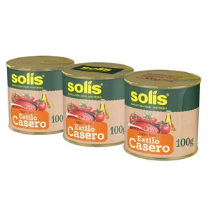 SOLÍS Tomate frito estilo casero en lata, pack de 3 uds x 100 g..