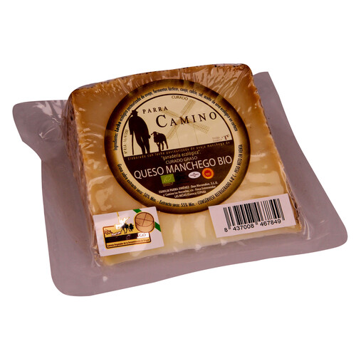 Queso de oveja ecológico manchego PARA CAMINO 200 g.
