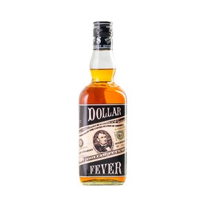 Imagen de DOLLAR FEVER Bourbon whiskey elaborado en España botella 70 cl.