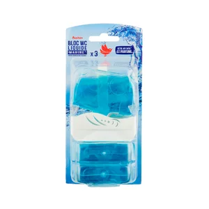 PRODUCTO ALCAMPO Bloques líquidos para WC limpiador frescor 3 uds. x 55 ml.
