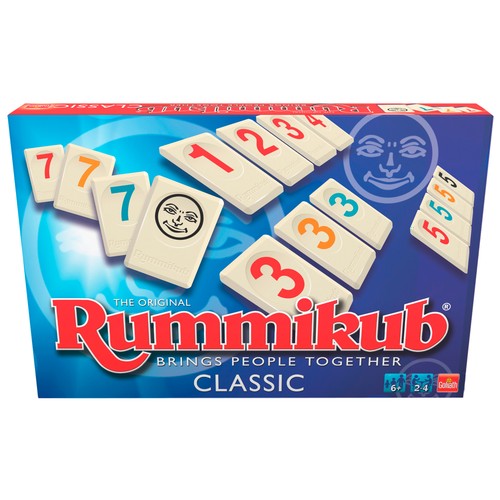 Rummikub Original , Juego clásico de números, de 2 a 4 Jugadores +6 Años GOLIATH