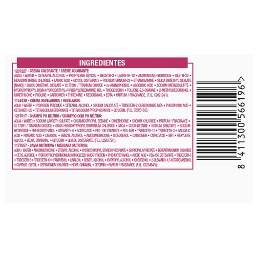 L´ORÉAL PARIS Excellence creme Tinte de pelo permanente tono 10 Rubio clarísimo.