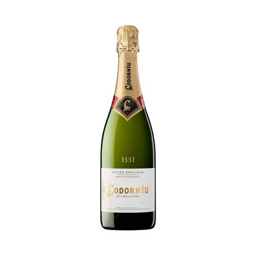 CODORNIU 1551 Cava brut ecológico botella 75 cl.