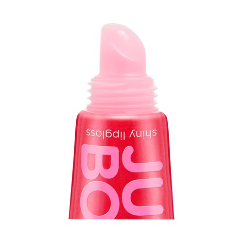 ESSENCE Juicy bomb  tono 104 Poppin´ pomegranate Brillo de labios con acabado brillante y fragancia afrutada.