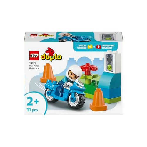 LEGO DUPLO Town 10471 Moto de Policía Azul
