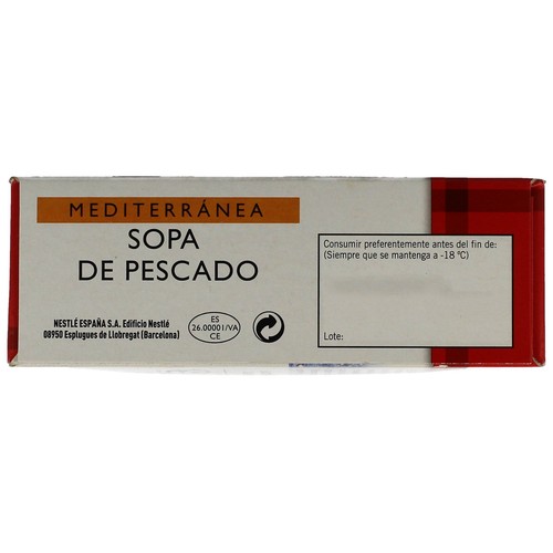LA COCINERA Sopa de pescado mediterránea 500 g.