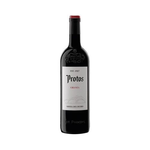 Vino tinto crianza con denominación de origen Ribera del Duero PROTOS botella de 75 cl.