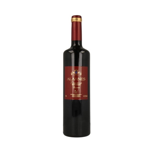 ALARNES  Vino tinto reserva con D.O. Navarra ALARNES botella de 75 cl.