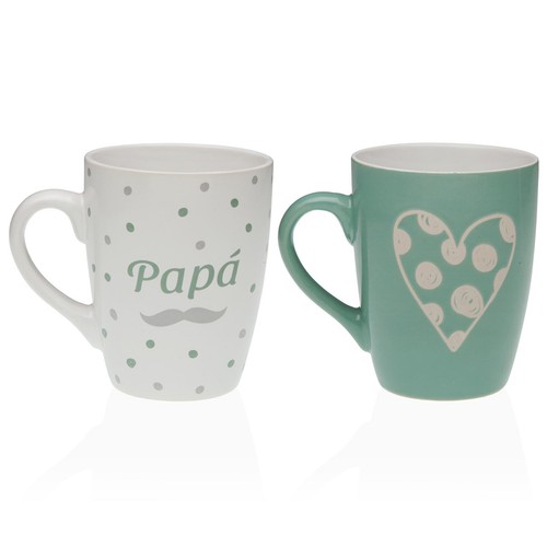 Taza de porcelana diseño Papá, VERSA.