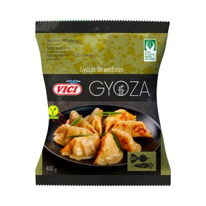 Imagen de VICI Gyozas precocinadas y congeladas rellenas de verduras 400 g.