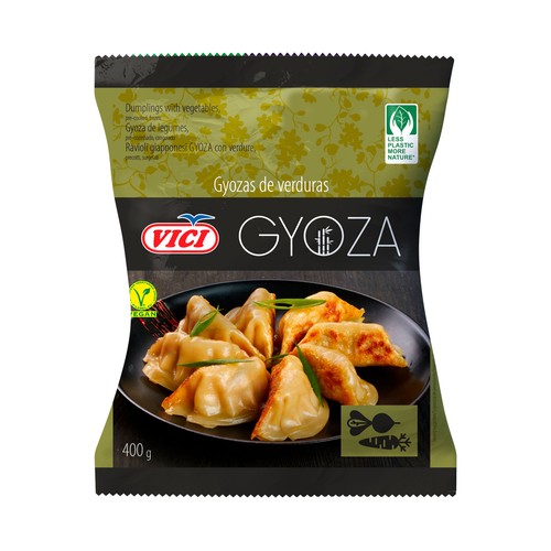 VICI Gyozas precocinadas y congeladas rellenas de verduras 400 g.