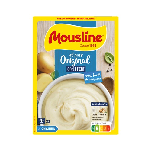 MOUSLINE Puré de patatas con leche 230 g.