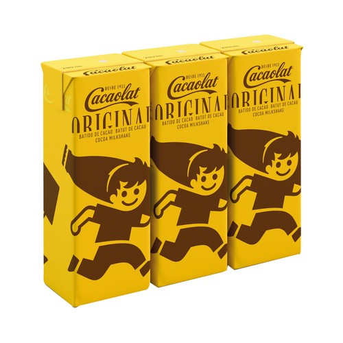 CACAOLAT Batido con sabor a chocolate CACAOLAT Original 3 x 200 ml.