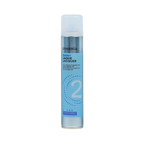 COSMIA Laca de pelo fijación norma (2/5) con pro-vitamina B5, vitamina PP y acabado brillante 300 ml.