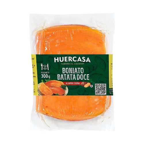 HUERCASA Boniato cocido al vapor 300 g.