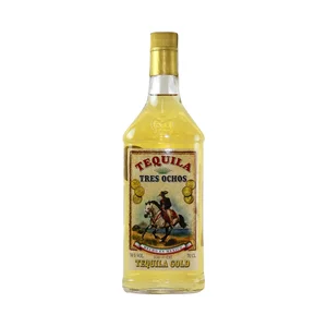 TRES OCHCOS Tequila gold botella 70 cl.