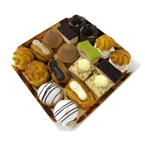 Surtido de pasteles, 18uds, 450g.