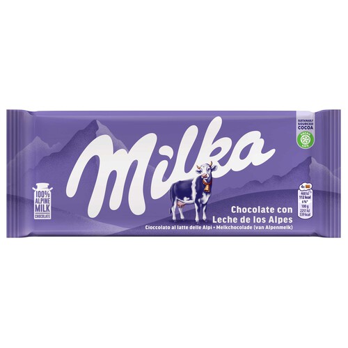 MILKA Chocolate con leche MILKA 125 g.