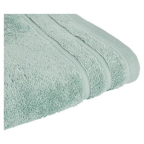 Toalla de lavabo 100% algodón color azul pastel, densidad de 500g/m², ACTUEL.