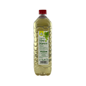 Imagen de PRODUCTO ECONÓMICO ALCAMPO Vinagre de vino blanco botella de 1 l.