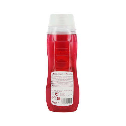 COSMIA Gel para baño o ducha con extracto de zarzamora y granada COSMIA 750 ml.