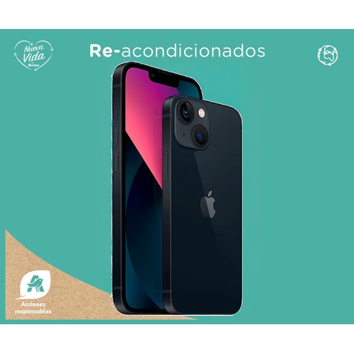 iPhone 13 Reacondicionado, 5G, 128GB, pantalla 15,49cm (6,1"), APPLE