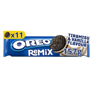 OREO Remix Sándwich de galleta de tiramisú y vainilla 157 g.