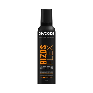 SYOSS Espuma con textura mousse para unos rizos perfectos y sin sensación de apelmazado SYOSS Rizos flex 200 ml.