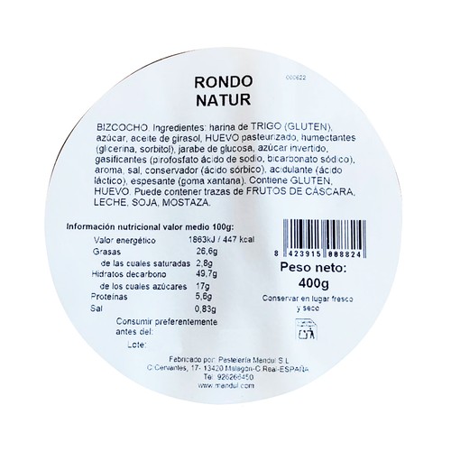 Rondo Clásico 400g