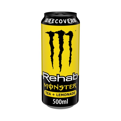 Bebida energética con té y limonada MONSTER REHAB lata de 50 cl,
