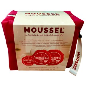 Imagen de MOUSSEL Classique Neceser con 2 geles de ducha de 650 ml + gel de ducha de 60 ml.