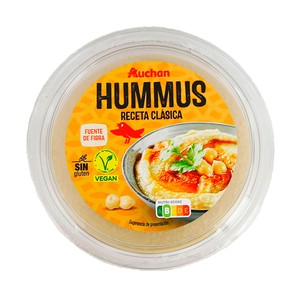 Imagen de AUCHAN Hummus receta clásica 240 g Producto Alcampo.