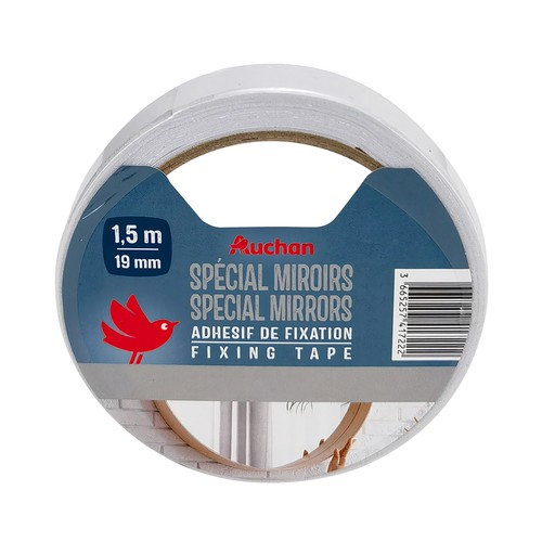 Cinta de doble cara, 1,5M x 19mm, PRODUCTO ALCAMPO.