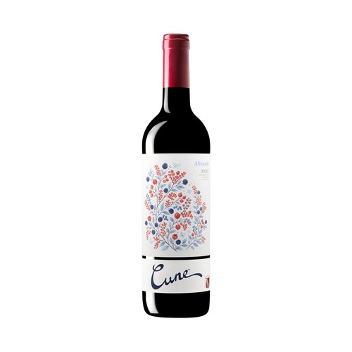 CUNE Vino tinto afrutado con D.O. Ca. Rioja botella 75 cl.