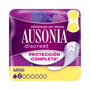 Discreet Compresas mini para perdidas de orina 24 uds.