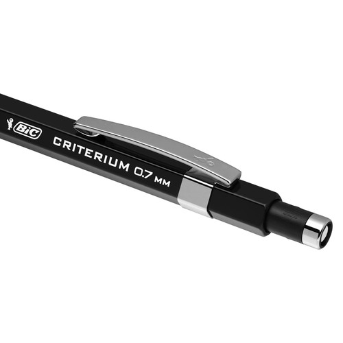Portaminas Bic Criterium de 0.7mm + 12 minas con goma de borrar. BIC.