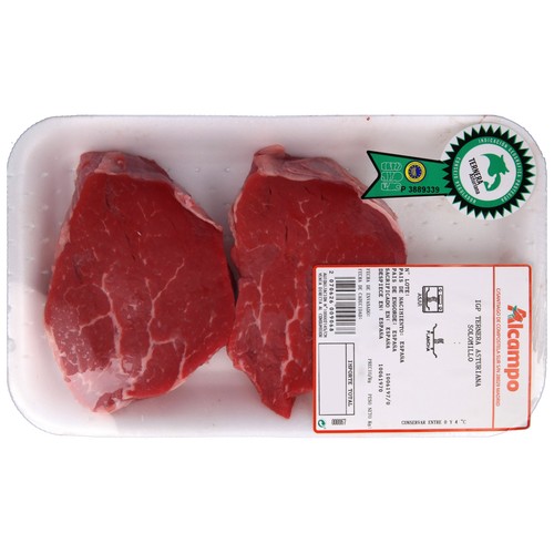 Solomillo en medallones de vacuno IGP Ternera Asturiana, especiales asado o plancha