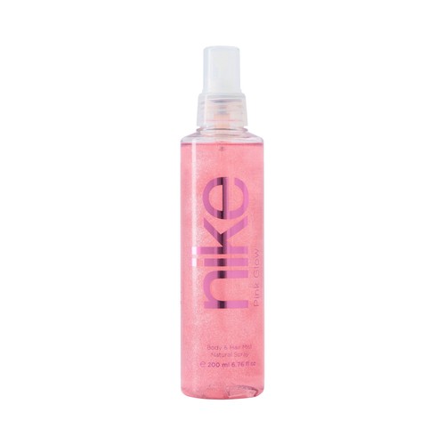 NIKE Pink glow Bruma capilar y corporal con vaporizador en spray 200 ml.