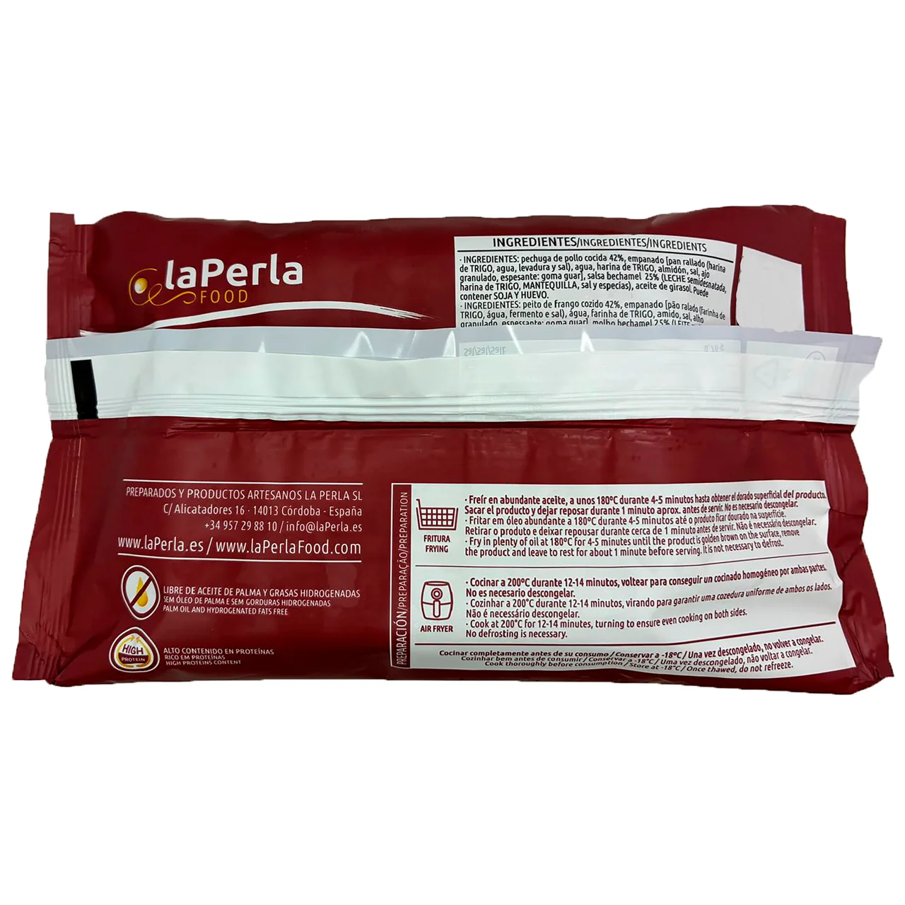 Pechuga villaroy congelada 400 g.