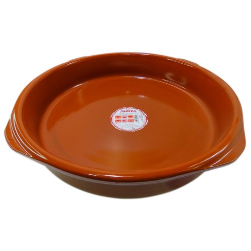 Cazuela 40cm barro sin plomo, vitro. AZOFRA