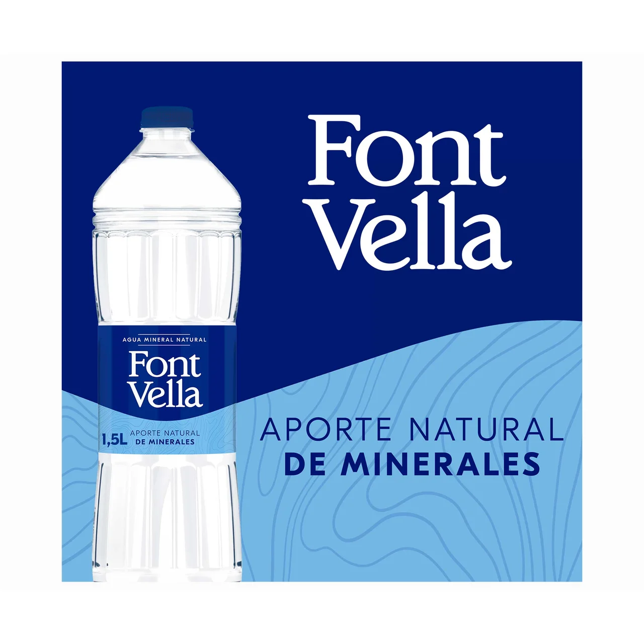Agua mineral pack de 6 uds. x 1,5 l.