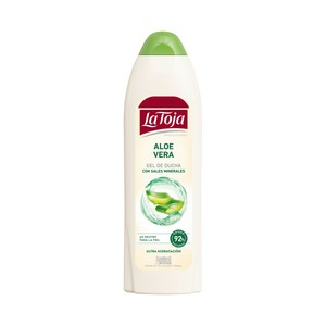 LA TOJA Gel de baño o ducha con aloe vera y sales minerales para todo tipo de piel 600 ml.