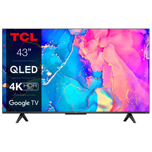 Televisión 109,2cm (43) LED TCL 43C635 4K, HDR PRO, SMART TV, WIFI, BLUETOOTH, TDT T2, USB reproductor, 2HDMI, 60HZ.