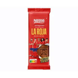 NESTLÉ Tableta de chocolate extrafino La Roja 90 g.