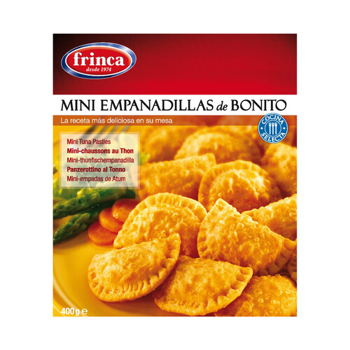 FRINCA Mini empanadillas rellenas de bonito 400 g.