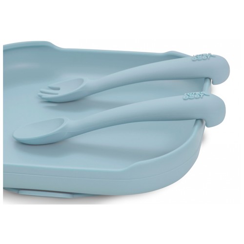 Cubierto de silicona, color azul, INTERBABY.