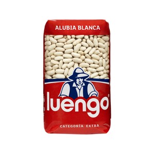 LUENGO Extra  Alubia blanca en paquete de 500 g.