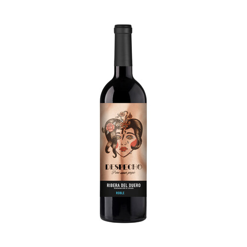 DESPECHO  Vino tinto roble con D.O. Ribera del Duero botella de 75 cl.