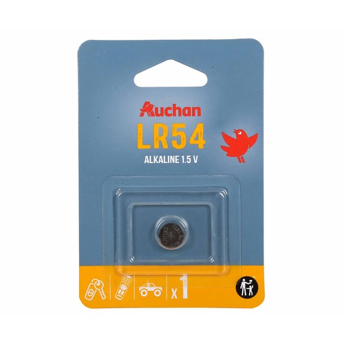 Pila de botón alcalina LR54, 1,5 V, PRODUCTO ALCAMPO.